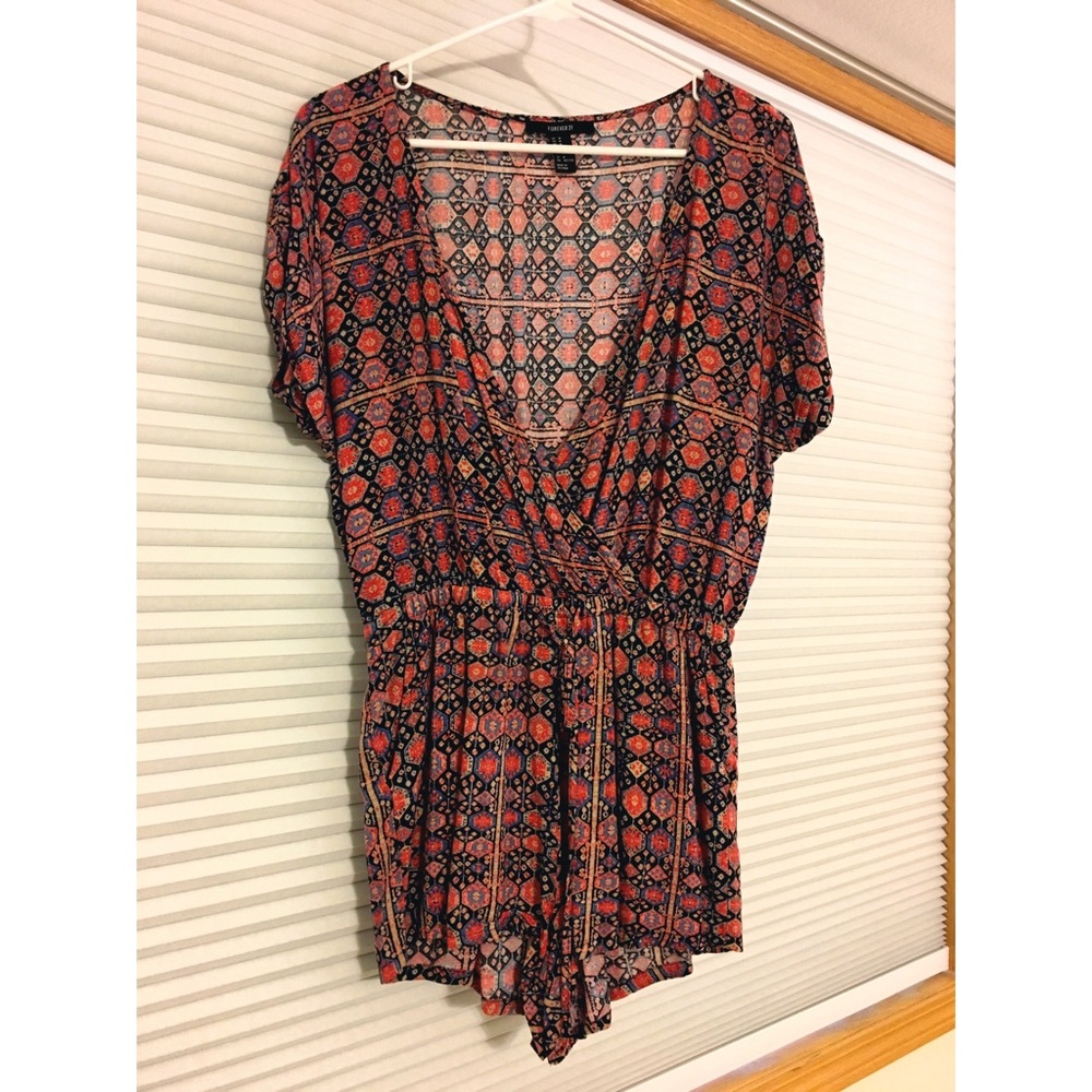 Multi-color romper